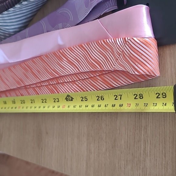 Bundel of 3 ties made by hand from marc olivier new no tag - Picture 8 of 11